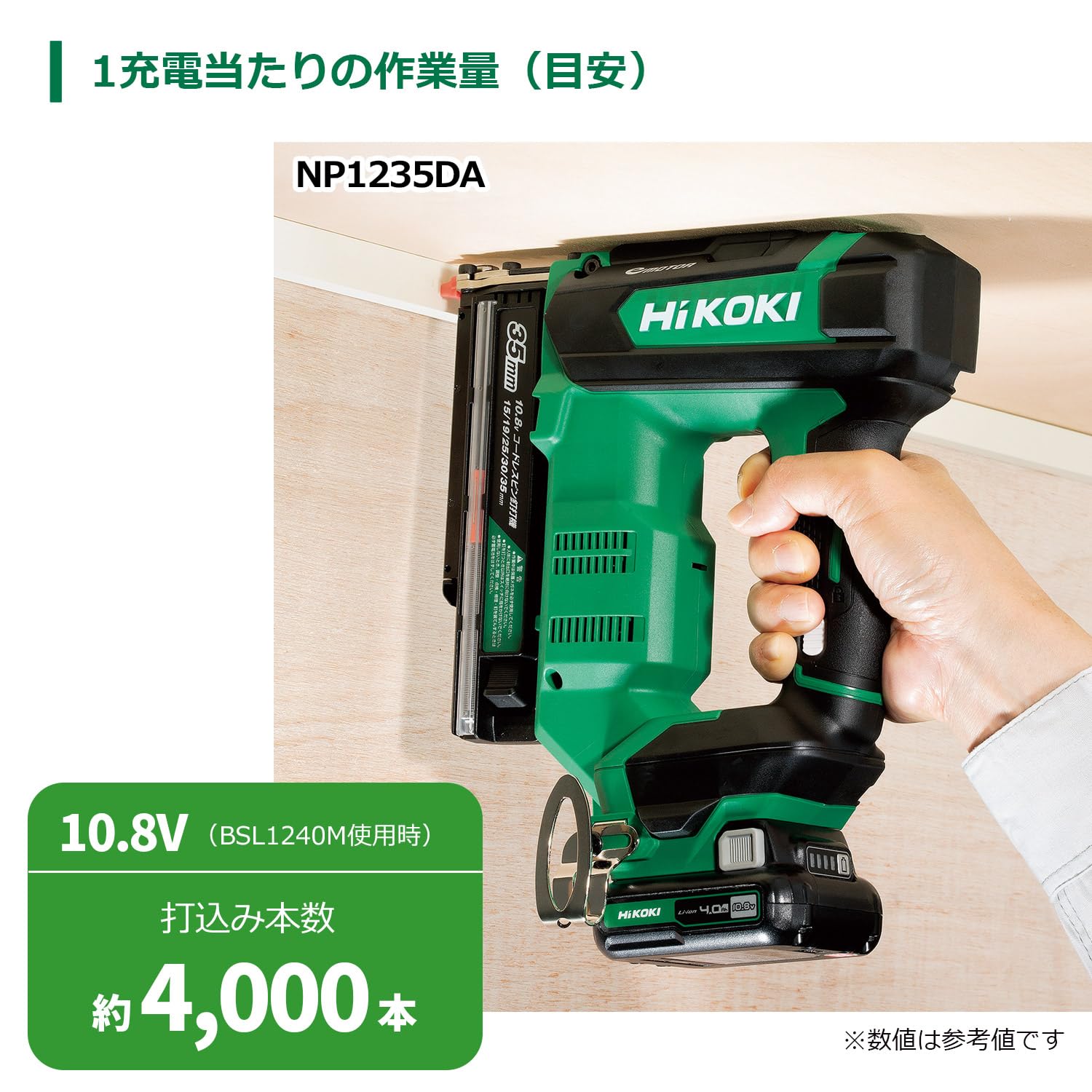 HiKOKI コードレスピン釘打機 NP 揺らが 18DSL 18v ピンネイラー36V